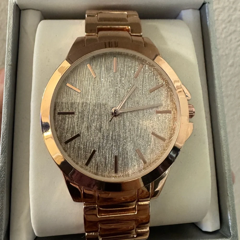 INC International Concepts Rose Gold Women's Watch